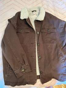 BROWN DEMIN JACKET 