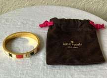 :”Light up the room” Gold tone magnetic hinge bracelet- dust bag