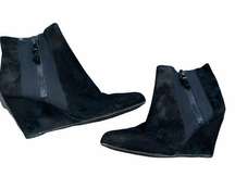 Via Spiga black suede leather booties, 7M