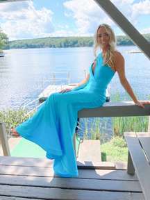 Jovani Blue Prom Dress