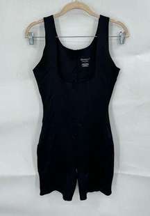 Skinnygirl Black Scoop Neck Women Large Smoothers & Shapers One Piece Bodysuit