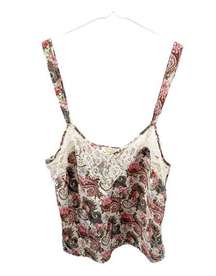 Victoria’s Secret Gold Label Vintage Floral Chemise Tank Top Size Large