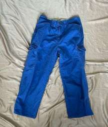 Vintage Blue Cargo Pants