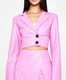 Brand new Pink Cropped Blazer