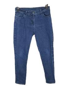 Marks & Spencer Straight Leg Blue Jeans Women UK 12 (About Size 8 US) Short