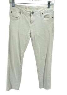 Kut From The Kloth Womens Katy Boyfriend Jeans Cotton Stretch White Size 4