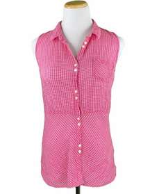 Pink Sleeveless Shirt