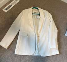 White Abercrombie Blazer