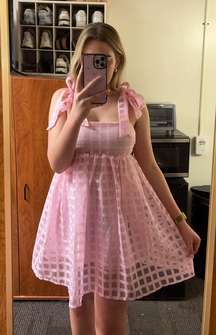 Pink Babydoll Dress