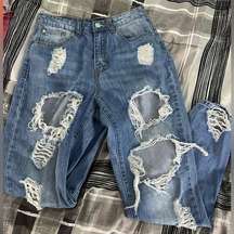 Riot Ripped Denim Jeans