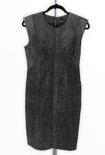 Kimberly Ovitz Snakeskin Embossed Leather Dress