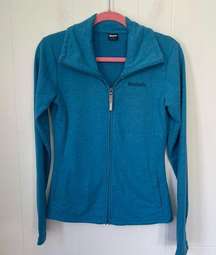 Bench Teal Blue Full Zip Collared Jacket ~ Pockets Thumbholes ~ Women’s Size S