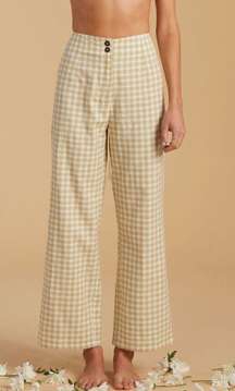 X The Salty Blonde Green Gingham Pants