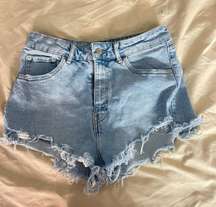 Denim shorts