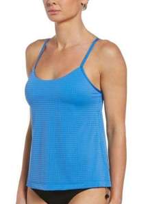 New. NIKE pacific blue swim/athletic top. Large.