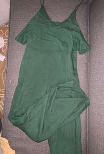 Emerald green jumpsuit