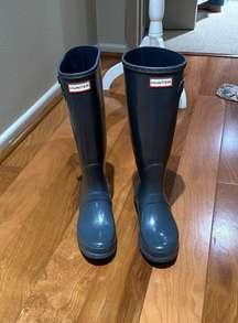 Tall Gray Rainboots