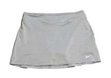 Dri Fit Precision Print Striped Skort Gray Large Athletic Stretch PGA