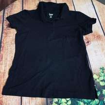 LEE BLACK WOMENS WORK SHIRT SIZE XL