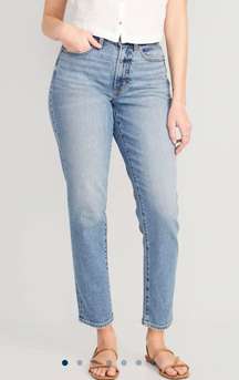 High Waisted Straight Jeans