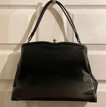 Vintage 1960’s Patent Black Theodor California Handbag