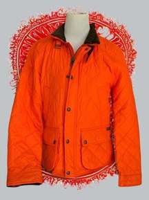 Polo Ralph Lauren Solid Orange Saratoga Quilted Puffer Jacket NEW Large $325MSRP