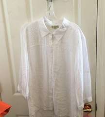 Ladies live and let live blouse 1x