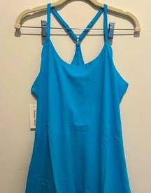 NWT  Sleeveless Exercise Dress in Azure (Size XL)