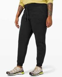 Lululemon Athletica Scuba Jogger Pant in Black Size 14 Athleisure Cotton Terry