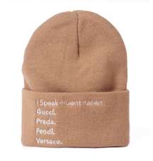 LA/TC Los Angeles Trading Company Fluent Italian Beanie in Wheat