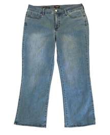 Marilyn Straight Crop Jeans In 14 Cool Embrace Denim Stretch