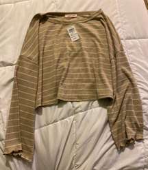 taupe pajama top