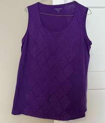 Purple Sleeveless Top