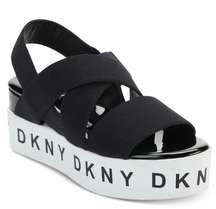 DKNY Clare Open Toe wide strap chunky Platform Sandals Women's Size 9.5