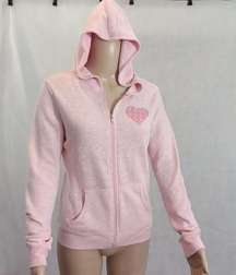 women size medium Pink hooded swearshirt