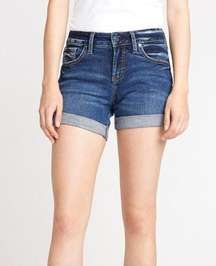 Silver Jeans Co Boyfriend Short 26 Indigo