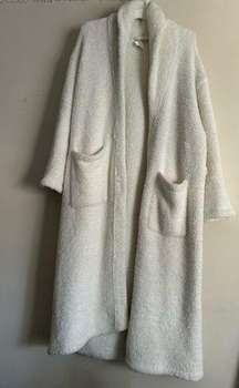 Barefoot Dreams Robe CozyChic  Cream Size 2