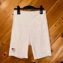 Kith USA Olympics white Jen Biker Shorts