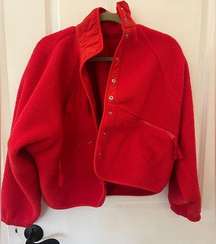 Free People Movement Hit the Slopes Jacket red