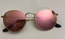 Pink ray ban sunglasses!!