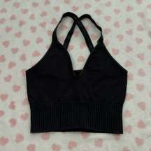 good karma top washed black size xsmall/small