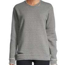 NWT Revolve Gray Distressed Sweatshirt