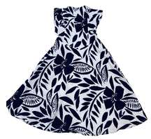 - FLORAL white black STRAPLESS MINI DRESS size 3 junior