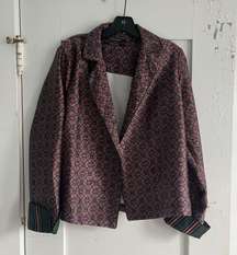 Patterned Blazer