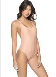 PilyQ Pink Sands Haley one piece swimsuit