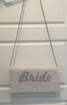 Beaded “Bride” Clutch