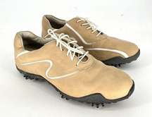 Footjoy Lopro Golf Shoes Tan Leather Womens Size 6