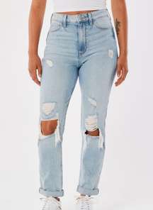 Distressed Mom Jeans