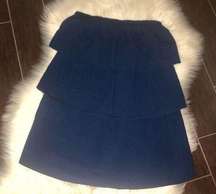 American Eagle Outfitters blue ruffle skirt sz med