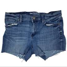 DKNY denim cutoff shorts Soho cut size 4